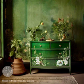 Froggy Meadow Greens Maxi Furniture Transfer by Redesign With Prima | 12” x 12” | Froggy Meadow Greens Collection