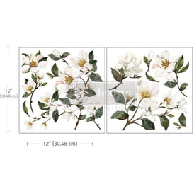 Magnolia Garden Maxi Furniture Transfer by Redesign With Prima | 12” x 12”
