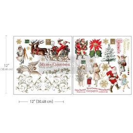 Holiday Traditions Maxi Furniture Transfer by Redesign With Prima | 12” x 12” | LIMITED EDITION