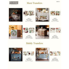Autumnal Bliss Maxi Furniture Transfer by Redesign With Prima | 12” x 12” | LIMITED EDITION