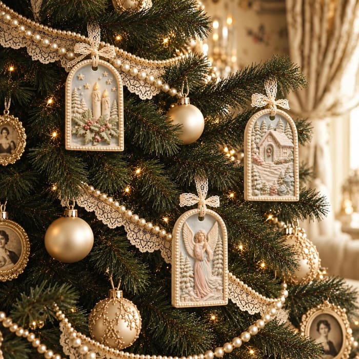 Paint Your Own Musical Christmas Ornaments (Set of 6), MelodyCast by Redesign with Prima - Preorder, ETA mid-end Oct