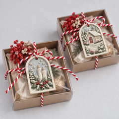 Paint Your Own Musical Christmas Ornaments (Set of 6), MelodyCast by Redesign with Prima - Preorder, ETA mid-end Oct