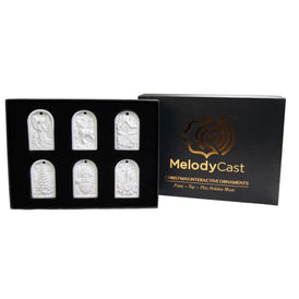 Paint Your Own Musical Christmas Ornaments (Set of 6), MelodyCast by Redesign with Prima - Preorder, ETA mid-end Oct