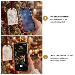 Paint Your Own Musical Christmas Ornaments (Set of 6), MelodyCast by Redesign with Prima - Preorder, ETA mid-end Oct