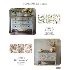 Blush Blossoms Middy Furniture Transfer by Redesign With Prima | 8.5” x 11” | Blossom Reverie Collection