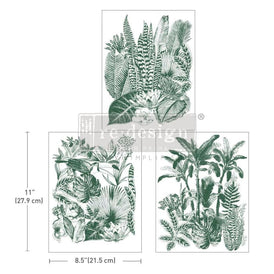 NEW Middy Decor Transfer | Green Foliage | Redesign