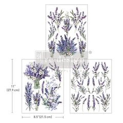 Lavender Bunch Middy Transfer by Redesign With Prima | 8.5” x 11”