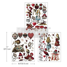 Wonderland Impressions Middy Furniture Transfer by Redesign With Prima | 8.5” x 11”