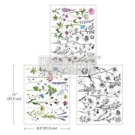 Tiny Flowers Middy Transfer by Redesign With Prima | 8.5” x 11”