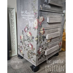 MIDNIGHT ROSE Small Transfer by Redesign With Prima 6x12” x