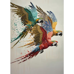 Parrot Decoupage Paper | Uncaged | Mint by Michelle A1/A3