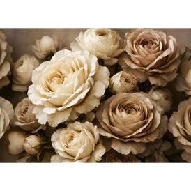Vintage Cream cream rose decoupage paper UK by Mint by Michelle in A1 and A3 sizes