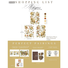 NEW Belle Epoque Blooms Middy Furniture Transfer by Redesign With Prima | 8.5” x 11” | Branch Harmony Collection