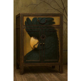 New! BLACK COCKATOO Decoupage Paper Mint by Michelle | A3