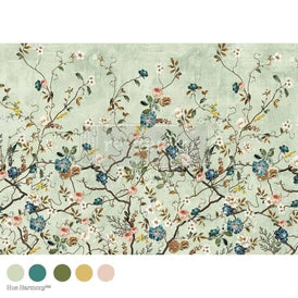 NEW Blossom Perch A1 Decoupage Paper by Redesign With Prima | 23.4” x 33.1” | Branch Harmony Collection