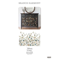 NEW Blue Vine Furniture Transfer by Redesign With Prima | 24” x 35” | Branch Harmony Collection