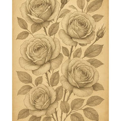 New! BOTANICAL 2 Decoupage Paper Mint by Michelle | A3 or A1 | PAIRS Collection