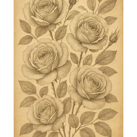 New! BOTANICAL 2 Decoupage Paper Mint by Michelle | A3 or A1 | PAIRS Collection