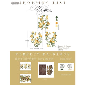 NEW Bouquet de Provence Middy Furniture Transfer by Redesign With Prima | 8.5” x 11” | Branch Harmony Collection