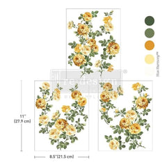 NEW Bouquet de Provence Middy Furniture Transfer by Redesign With Prima | 8.5” x 11” | Branch Harmony Collection