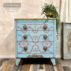 Annie Sloan Flower Garland Furniture Transfer by Redesign With Prima | 24” x 35” | LIMITED EDITION