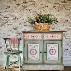 Annie Sloan Flower Garland Furniture Transfer by Redesign With Prima | 24” x 35” | LIMITED EDITION