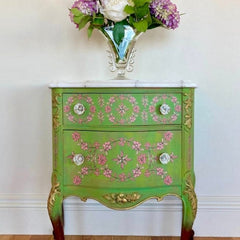 Annie Sloan Flower Garland Furniture Transfer by Redesign With Prima | 24” x 35” | LIMITED EDITION