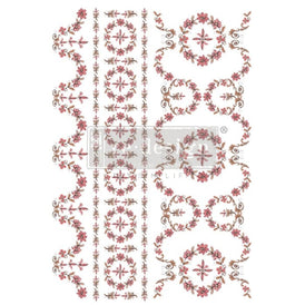 Annie Sloan Flower Garland Furniture Transfer by Redesign With Prima | 24” x 35” | LIMITED EDITION