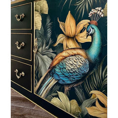 A Peacock Pair Decoupage Paper by MINT by Michelle | A3 or A1