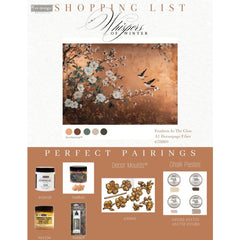 NEW Feathers in the Glow A1 Decoupage Paper by Redesign With Prima | 23.4” x 33.1” | Branch Harmony Collection