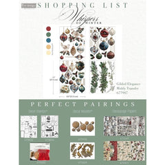 NEW Gilded Elegance Middy Furniture Transfer by Redesign With Prima | 8.5” x 11” x 4 sheets! | Whispers of Winter Collection