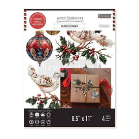 NEW Gilded Elegance Middy Furniture Transfer by Redesign With Prima | 8.5” x 11” x 4 sheets! | Whispers of Winter Collection