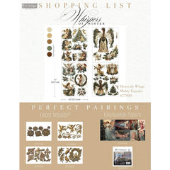 NEW Heavenly Wings Middy Furniture Transfer by Redesign With Prima | 8.5” x 11” x 4 sheets! | Whispers of Winter Collection