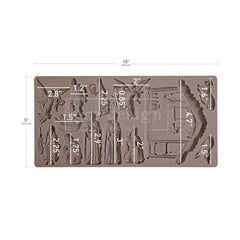 New! HOLY NIGHT NATIVITY Decor Mould by Redesign With Prima | 5" x 10" x 8mm