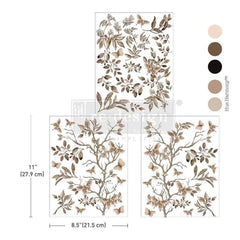 NEW Quiet Contemplation Middy Furniture Transfer by Redesign With Prima | 8.5” x 11” | Branch Harmony Collection