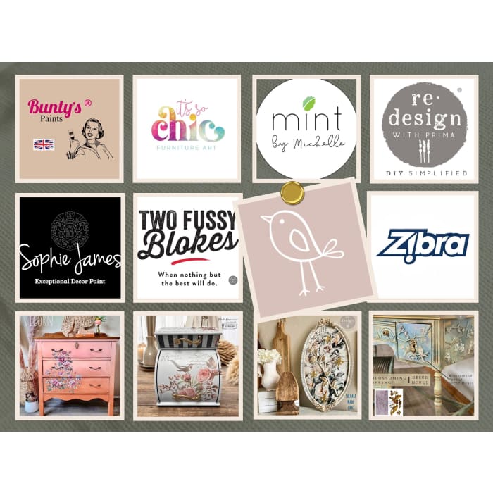 New! Redesign With Prima FLORAL AMBIANCE A4 Décor Transfer | Vintage Floral Rub-On Transfer for Furniture, Crafts & Upcycling