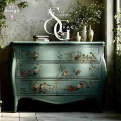 New! Redesign With Prima ROSETTE AVIARY Furniture Transfer