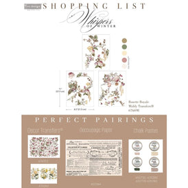 NEW Rosette Royale Middy Furniture Transfer by Redesign With Prima | 8.5” x 11” | Branch Harmony Collection