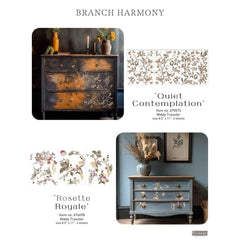 NEW Rosette Royale Middy Furniture Transfer by Redesign With Prima | 8.5” x 11” | Branch Harmony Collection