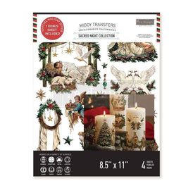 NEW Sacred Night Collection Middy Furniture Transfer by Redesign With Prima | 8.5” x 11” x 4 sheets! | Whispers of Winter Collection