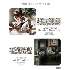 NEW Village of Wonder Middy Furniture Transfer by Redesign With Prima | 8.5” x 11” x 4 sheets! | Whispers of Winter Collection
