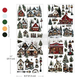 NEW Village of Wonder Middy Furniture Transfer by Redesign With Prima | 8.5” x 11” x 4 sheets! | Whispers of Winter Collection