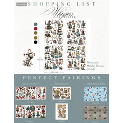 NEW Whimsical Holiday Dreams Middy Furniture Transfer by Redesign With Prima | 8.5” x 11” x 4 sheets! | Whispers of Winter Collection