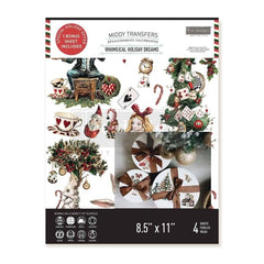 NEW Whimsical Holiday Dreams Middy Furniture Transfer by Redesign With Prima | 8.5” x 11” x 4 sheets! | Whispers of Winter Collection
