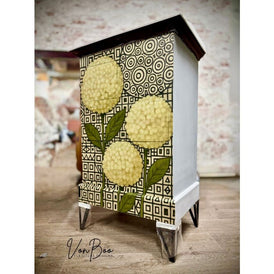 New! WHITE HYDRANGEA Decoupage Paper Mint by Michelle | A3