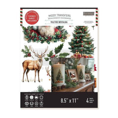 NEW Yuletide Nostalgia Middy Furniture Transfer by Redesign With Prima | 8.5” x 11” x 4 sheets! | Whispers of Winter Collection