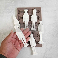Nutcracker Magic Decor Mould by Redesign With Prima | 5" x 8" x 8mm | Christmas Collection