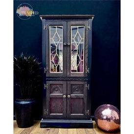 Oak Cocktail Cabinet | Luxury Drinks Bar by Trashed