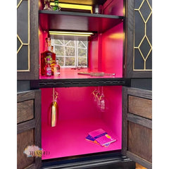 Oak Cocktail Cabinet | Luxury Drinks Bar by Trashed