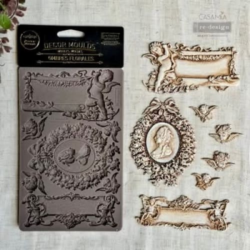 OMBRES FLORALES Ornate Frame Silicone Mould by Redesign